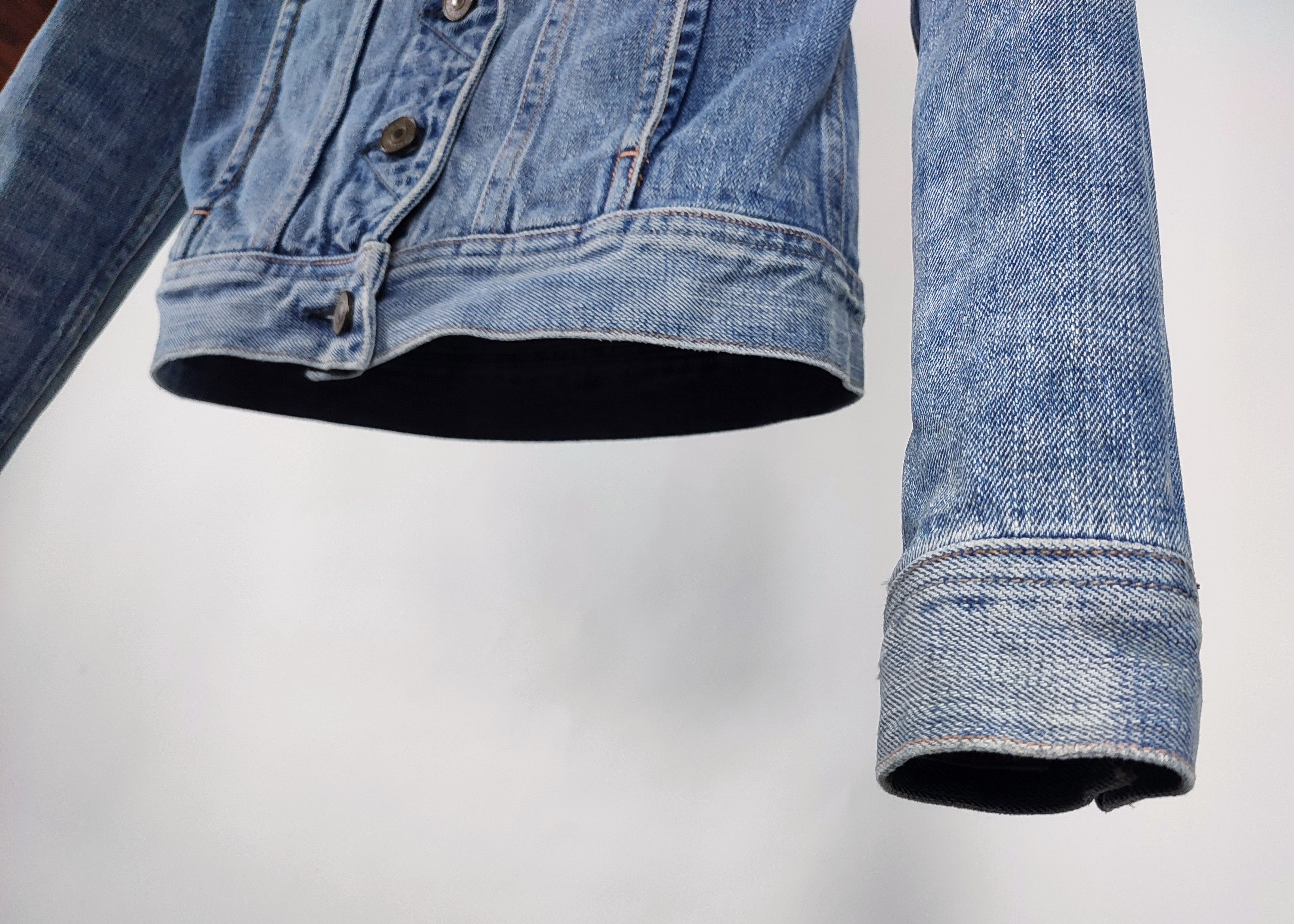 Allsaints Allsaints Lamara Denim Selvedge Slim Jacket Size M / US 6-8 / IT 42-44 - 9 Thumbnail