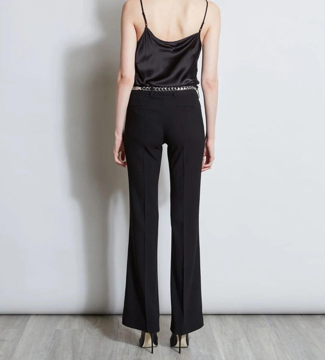 Elie Tahari Elie Tahari US4 Black Fit & Flare Dress Pants Wool Trouser Size 27" / US 4 / IT 40 - 2 Thumbnail