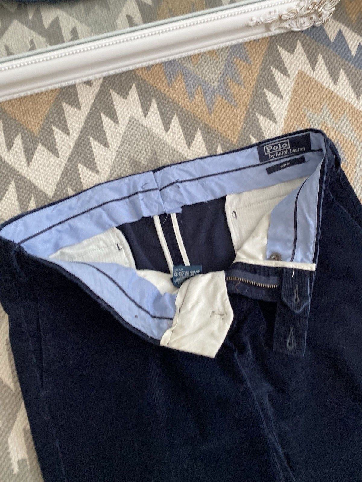 Polo Ralph Lauren Polo Ralph Lauren Corduroy Pleated Pants Trousers Size US 34 / EU 50 - 11 Thumbnail