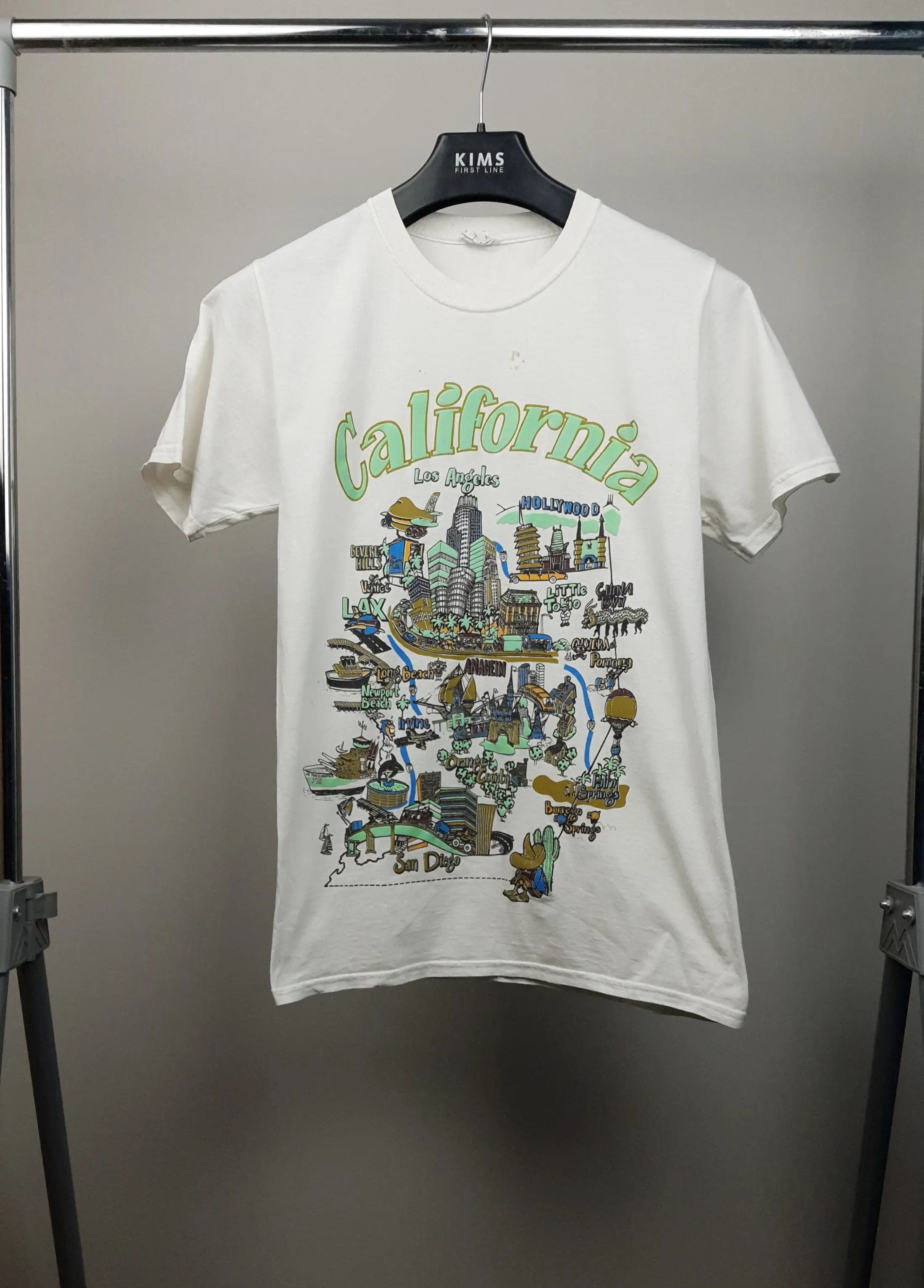 Japanese Brand 2000's Vintage California USA Humour Graphic Print T Shirt Size US S / EU 44-46 / 1 - 1 Thumbnail