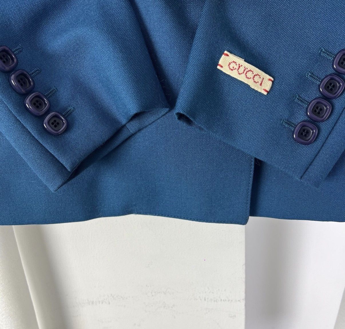 Gucci Gucci/Blue Wool Suit Set K12 Size S / US 4 / IT 40 - 5 Thumbnail