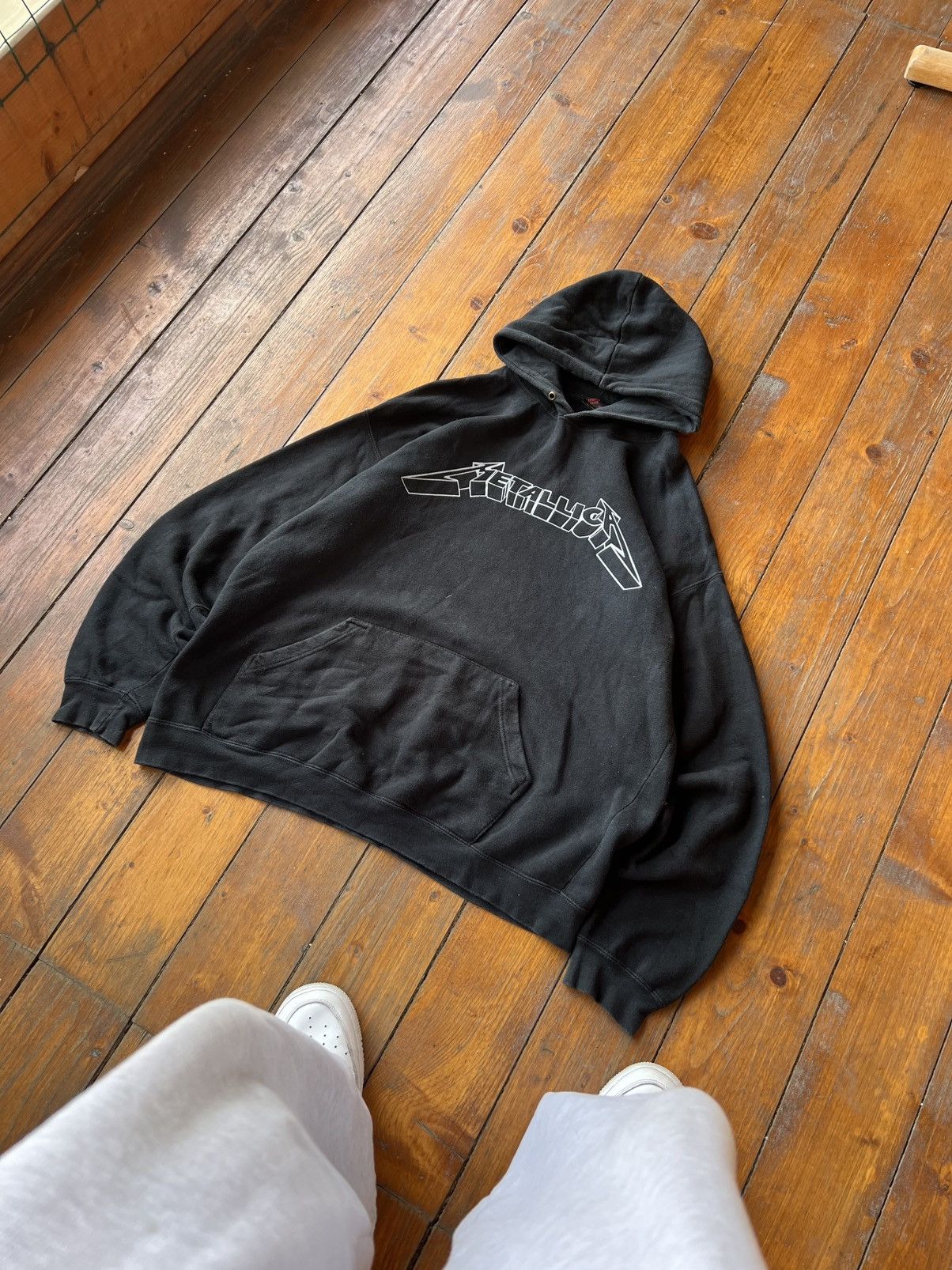 Band Tees VINTAGE METALLICA SNANE RING GRAPHIC BOXY HOODIE METAL ROCK Size US L / EU 52-54 / 3 - 1 Thumbnail
