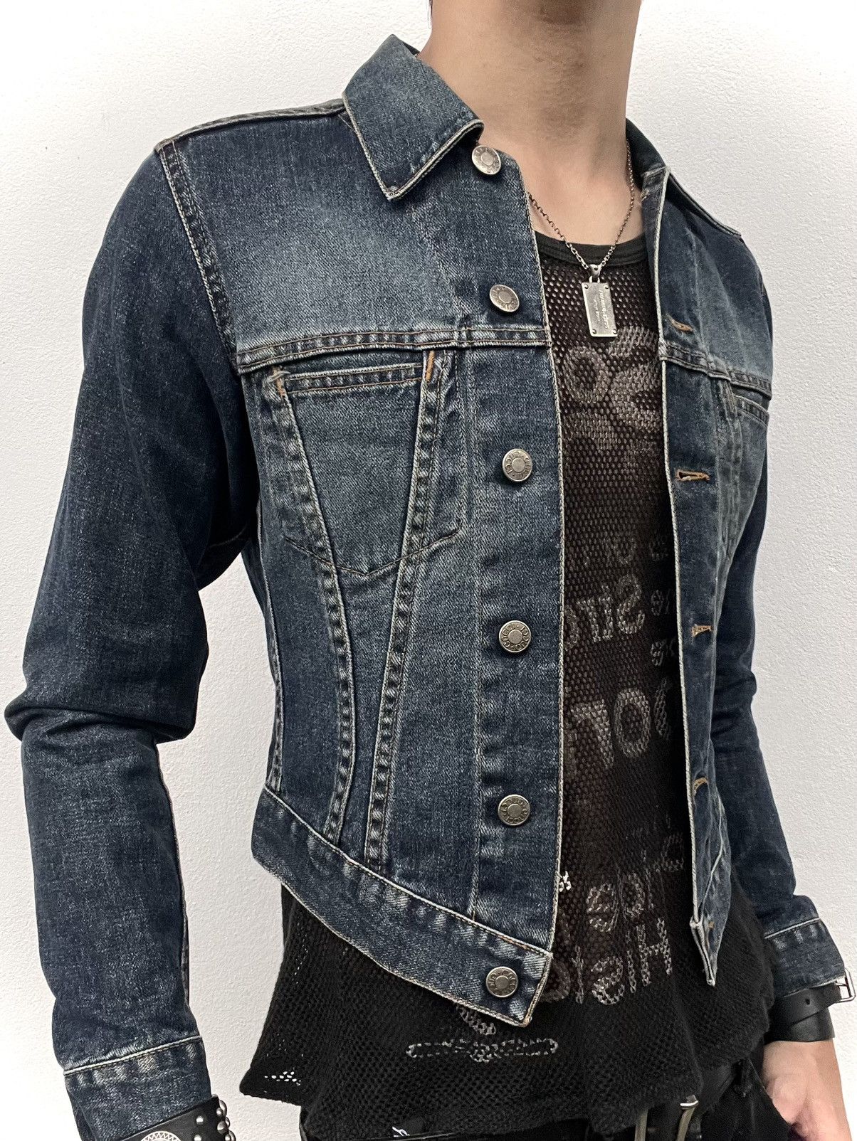 Gucci 2000s Gucci By Tom Ford Denim Jacket Size US S / EU 44-46 / 1 - 4 Thumbnail