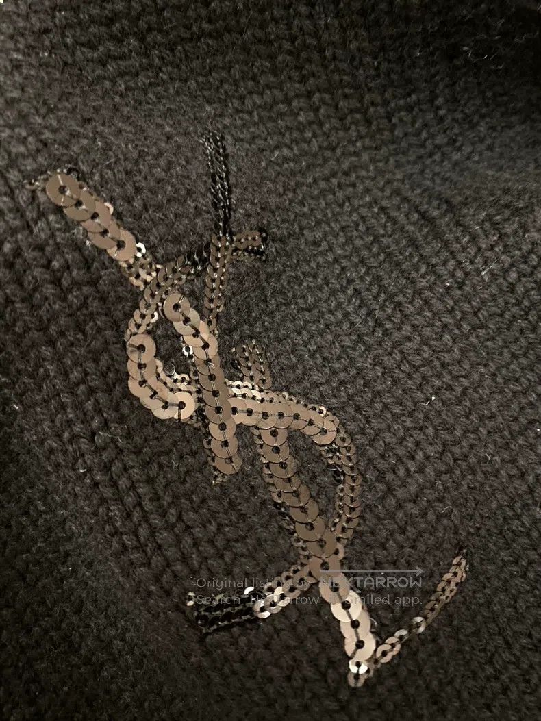 Saint Laurent Paris Saint Laurent Paris sweater Size US M / EU 48-50 / 2 - 2 Thumbnail