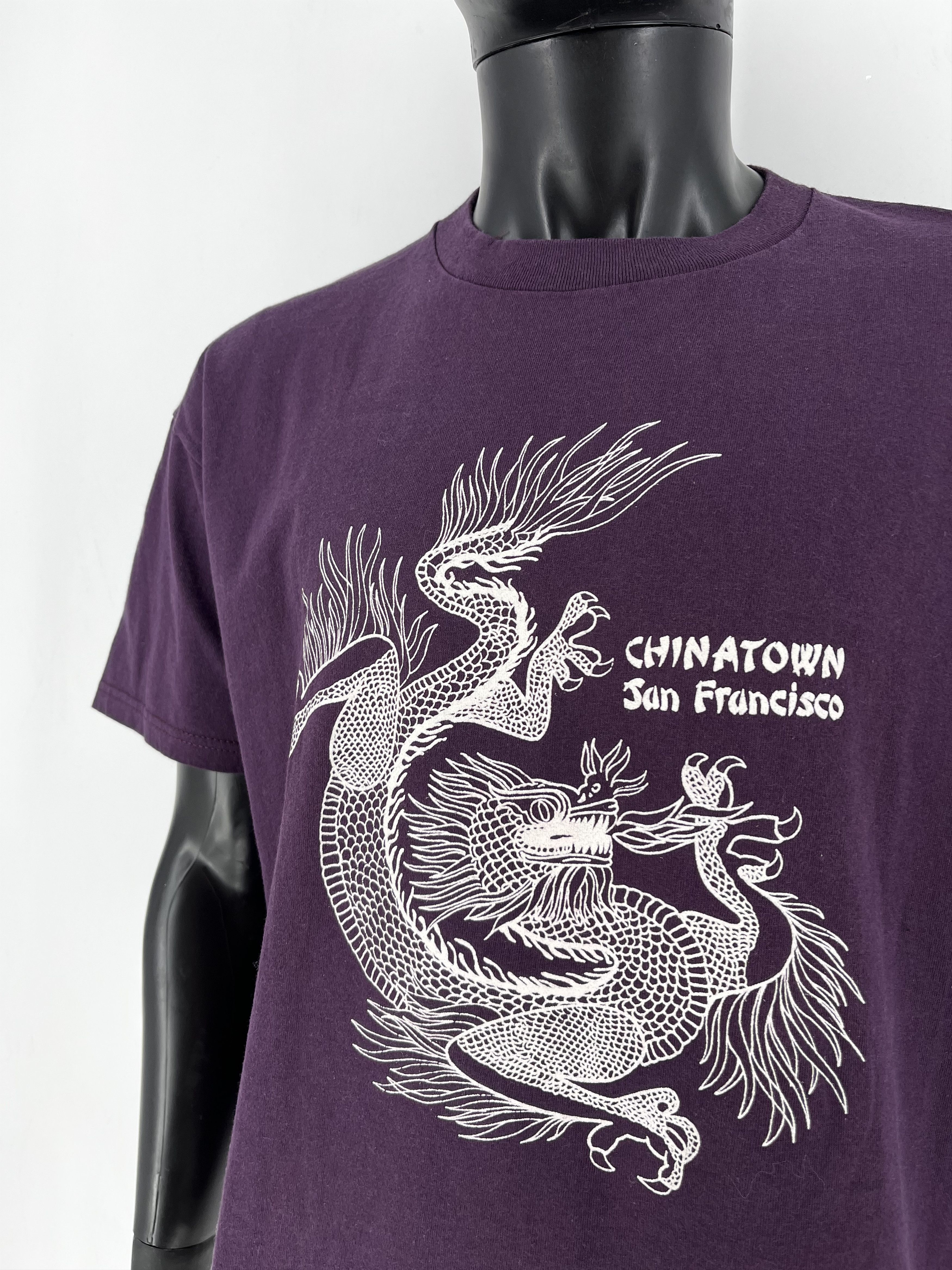 Other Vintage Y2k Washed AvantGarde Tribal Tee Dragon Streetwear L Size US L / EU 52-54 / 3 - 7 Thumbnail