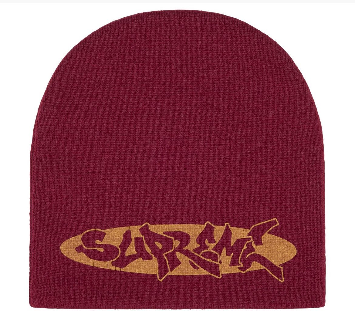 Supreme Supreme New World Order Beanie Cardinal Red Size ONE SIZE - 2 Thumbnail