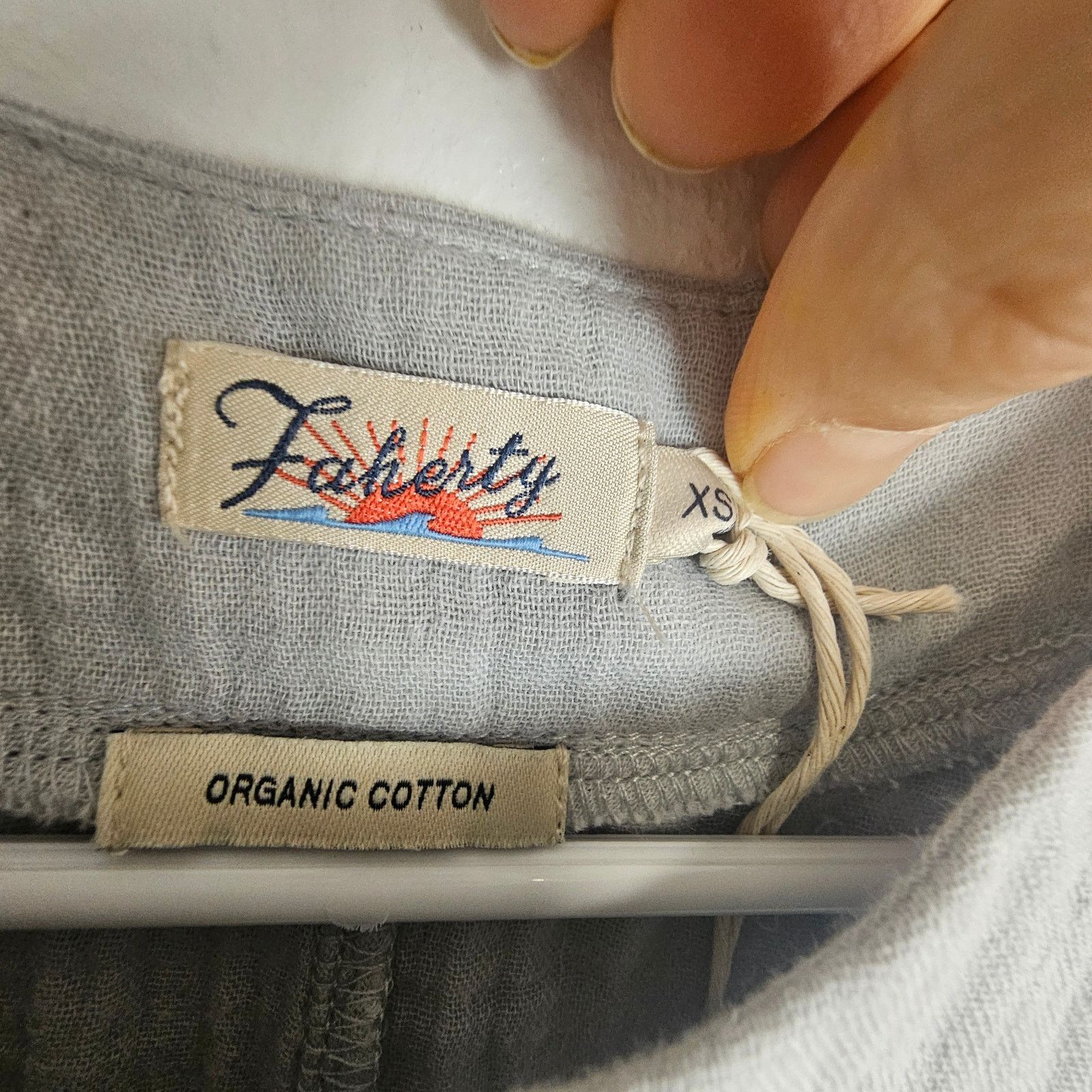 Faherty Faherty Womens Midi Dress Organic Cotton Costa Gauzey Sz XS Size XS / US 0-2 / IT 36-38 - 7 Thumbnail