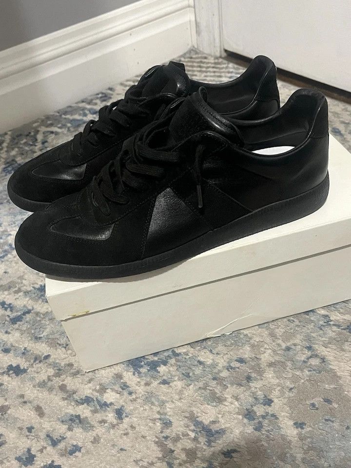 Pre-owned Maison Margiela Gat Replica Black 12 45 Shoes