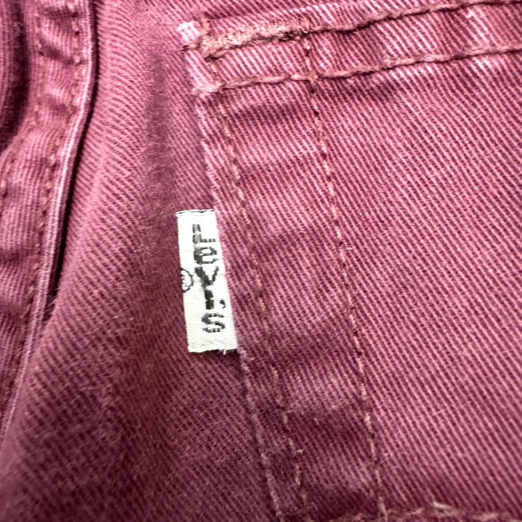 Levi's Levi's 511 Straight Leg Denim Jeans Womens 28x30 Red Cotton Mid Rise Vintage No Logo Pockets 28in Inseam Regular Fit Streetwear Size 28" / US 6 / IT 42 - 5 Thumbnail