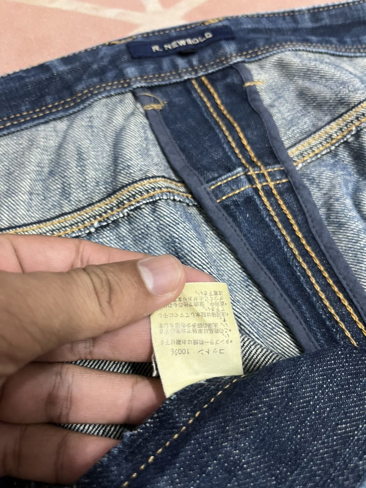R.Newbold R Newbold Low Waist Patches Jeans Size US 34 / EU 50 - 9 Thumbnail