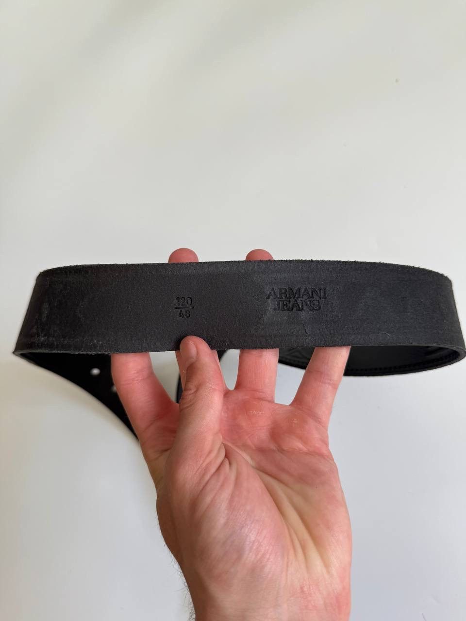 Armani Vintage Belts Armani big logo GA OS 122 cm Size ONE SIZE - 6 Thumbnail