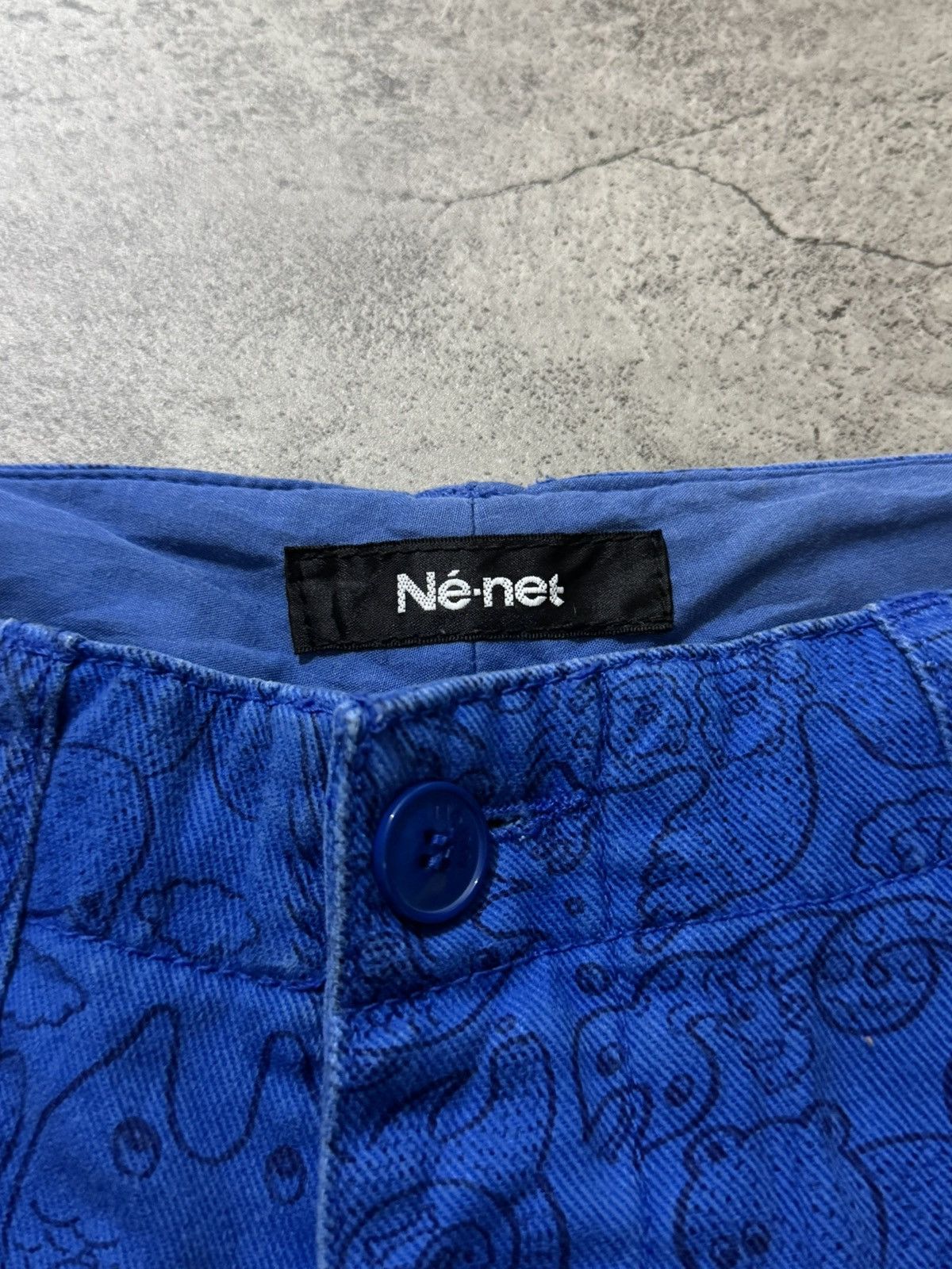 Ne-Net VINTAGE NE-NET ISSEY MIYAKE FULLPRINTED PANTS Size US 32 / EU 48 - 7 Thumbnail