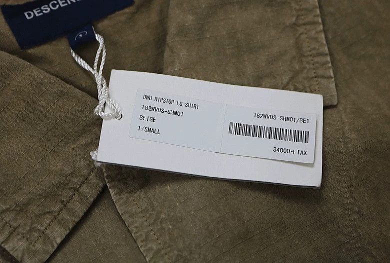 Descendant DESCENDANT DWU RIPSTOP Heavy Wash Shacket 18AW Size US S / EU 44-46 / 1 - 6 Thumbnail