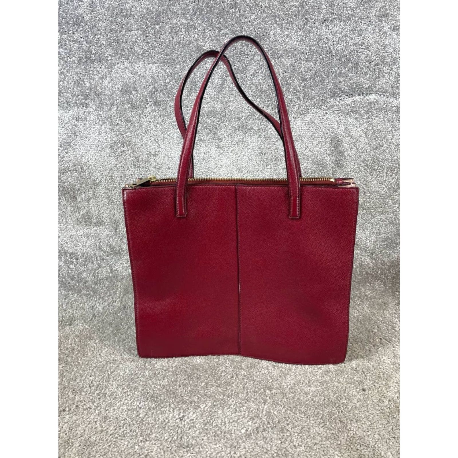 Vintage kate spade new york Satchel Women Zarinah Hyde Place Red Leather Double Handle Strap Satchel Size ONE SIZE - 3 Thumbnail