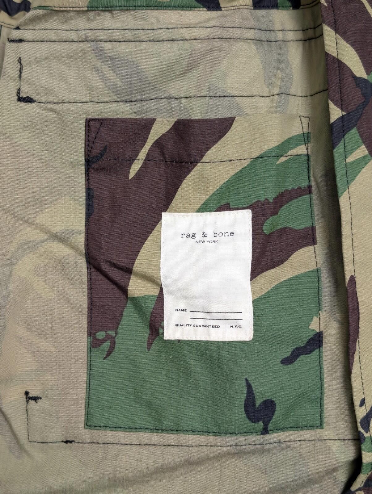 Rag & Bone Rag & Bone DPM Camo Hooded Lightweight Jacket - Boxy Fit Size US L / EU 52-54 / 3 - 4 Thumbnail