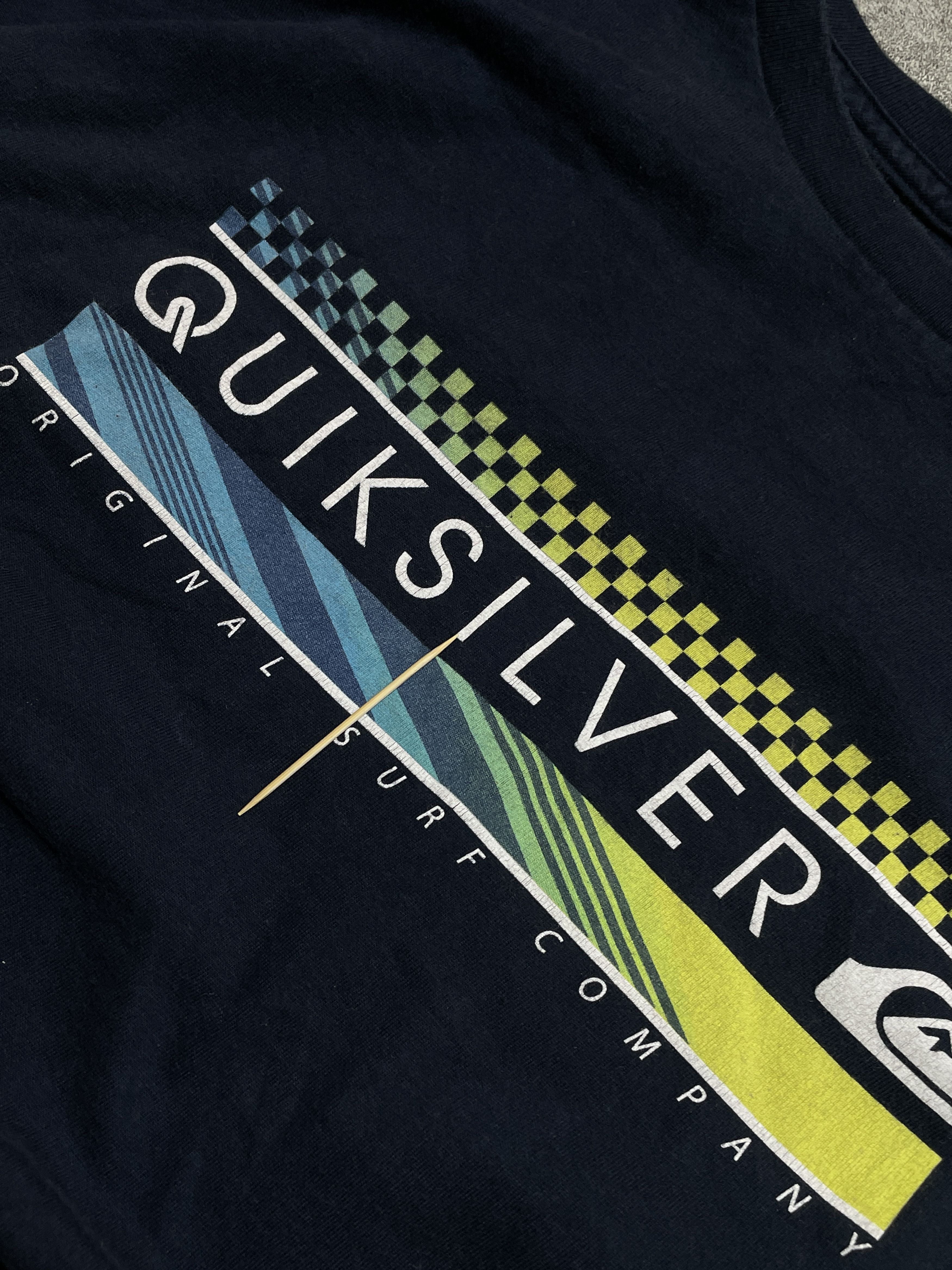 Quiksilver × Vintage ❗️RARE❗️Vintage Y2K Quiksilver T-Shirt Spellout Size US XL / EU 56 / 4 - 7 Thumbnail