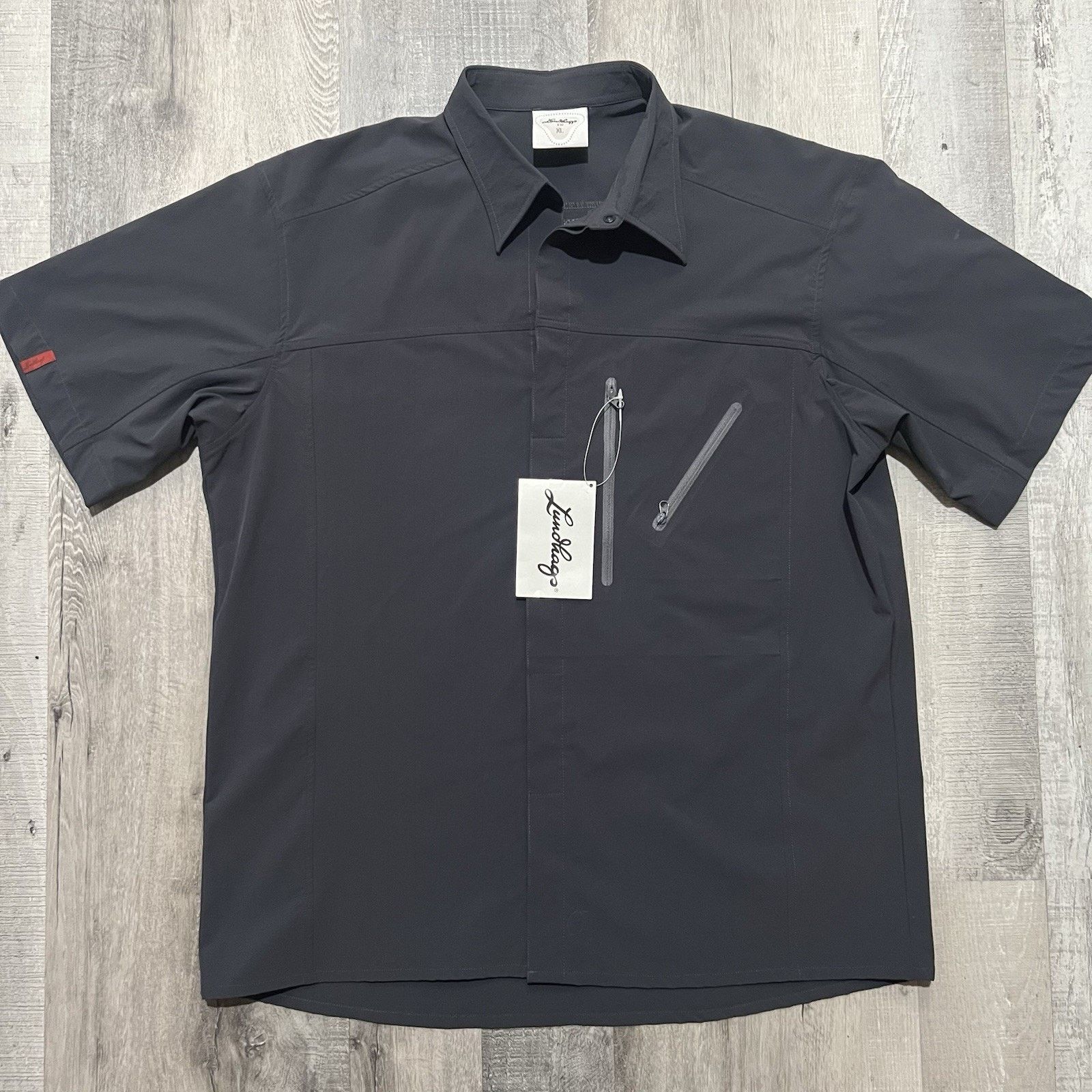 Other VTG Lundhags Trotter Shirt NWT Grey Sweden Fly Fishing Shirt Size US XL / EU 56 / 4 - 1 Thumbnail