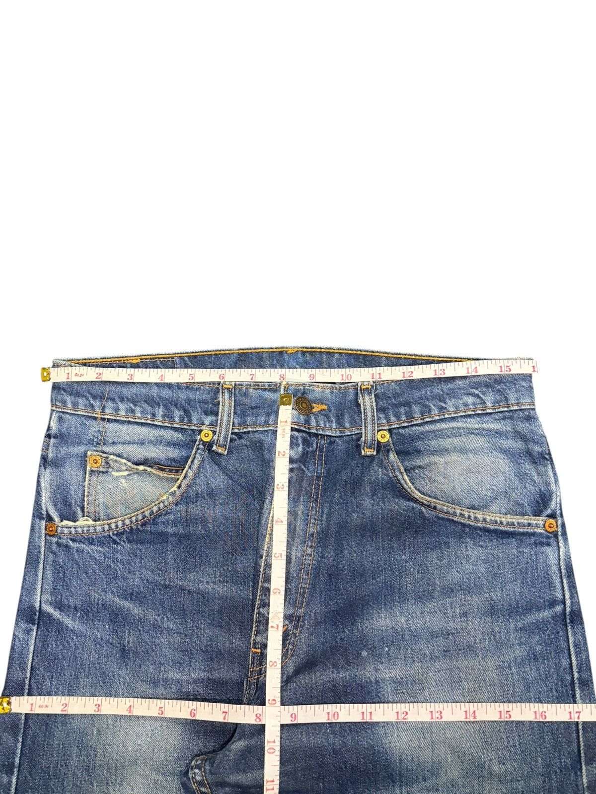 Levi's Vintage 90s Levis 607 Orange Tab Distressed Jeans Size US 31 - 6 Thumbnail