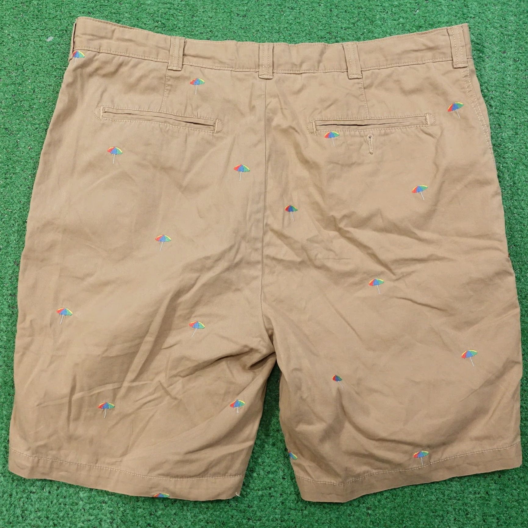 Cremieux Vintage Daniel Cremieux Men's Beige Khaki Cotton Chino Shorts Size 38 Casual Flat Front Size US 38 / EU 54 - 4 Thumbnail