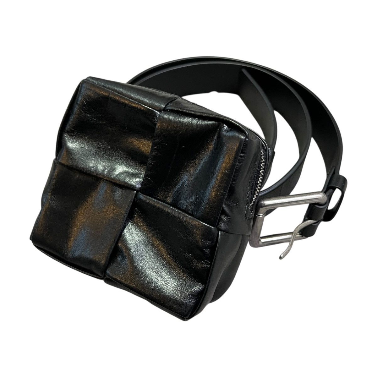 Bottega Veneta BOTTEGA VENETA Paper Calf Leather Waist Belt Bag Size ONE SIZE - 2 Thumbnail