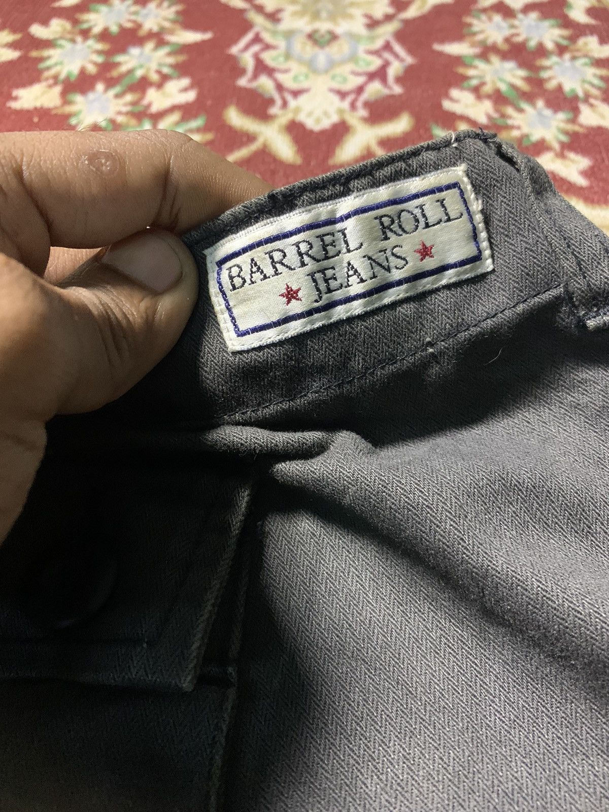 Japanese Brand VINTAGE BARREL ROLL BAKER PANT STRAIGHT FADED Size US 33 - 11 Thumbnail