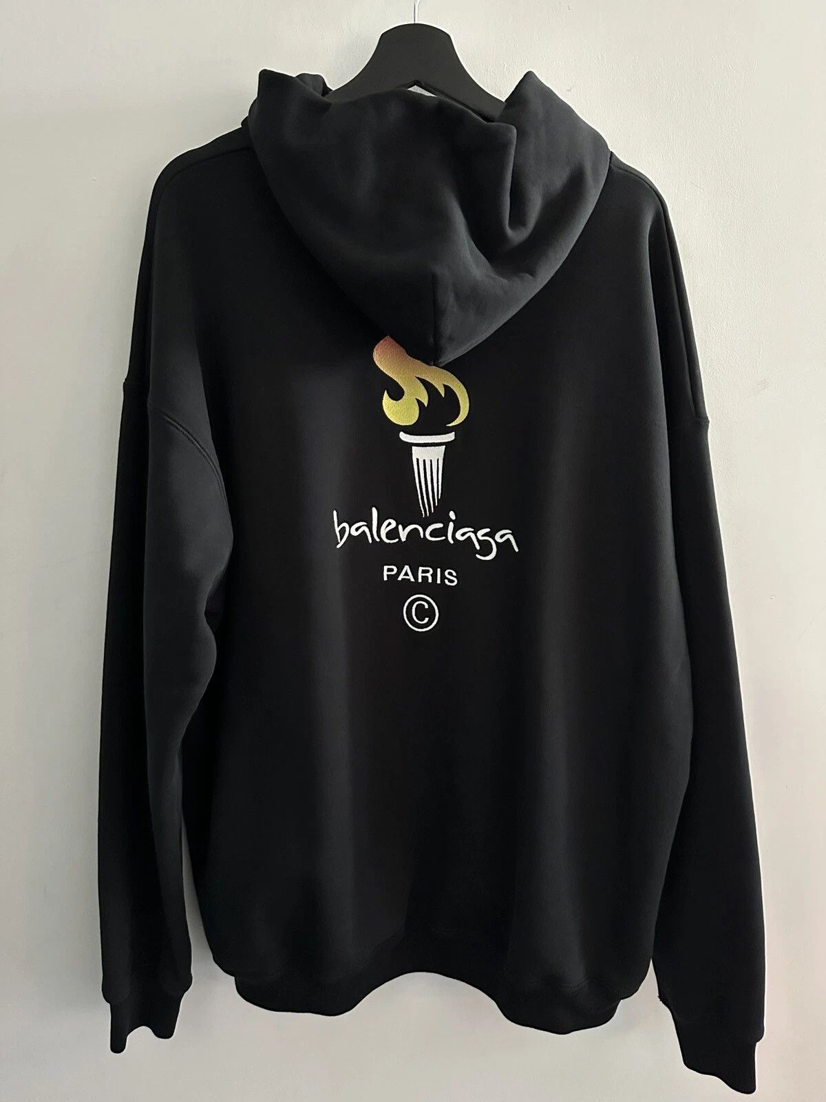 Balenciaga Olympic Torch Logo Hoodie