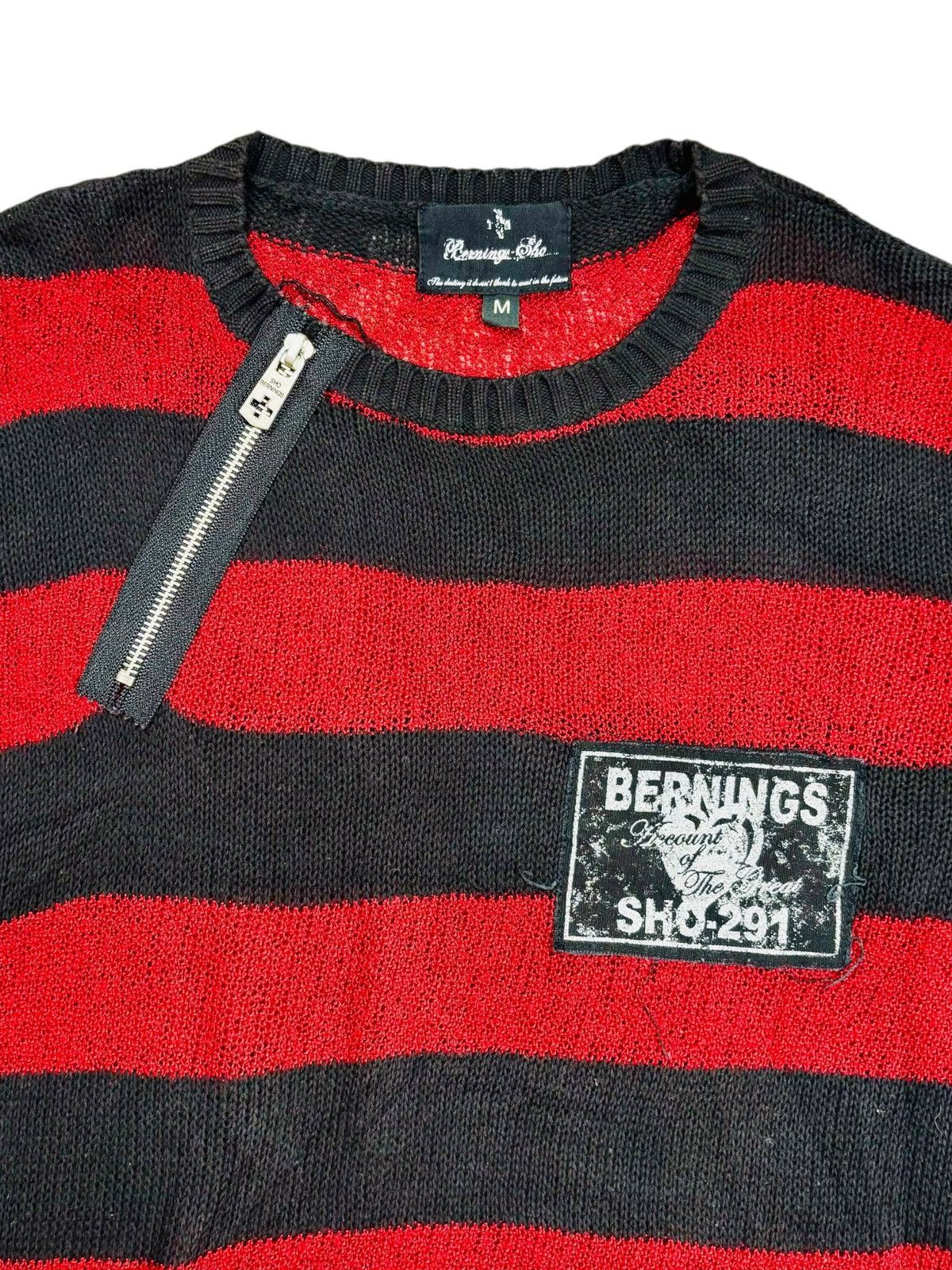 Hysteric Glamour 2000s Berning Sho - Kurt Cobain Style Knitted Top LS Size US M / EU 48-50 / 2 - 5 Thumbnail