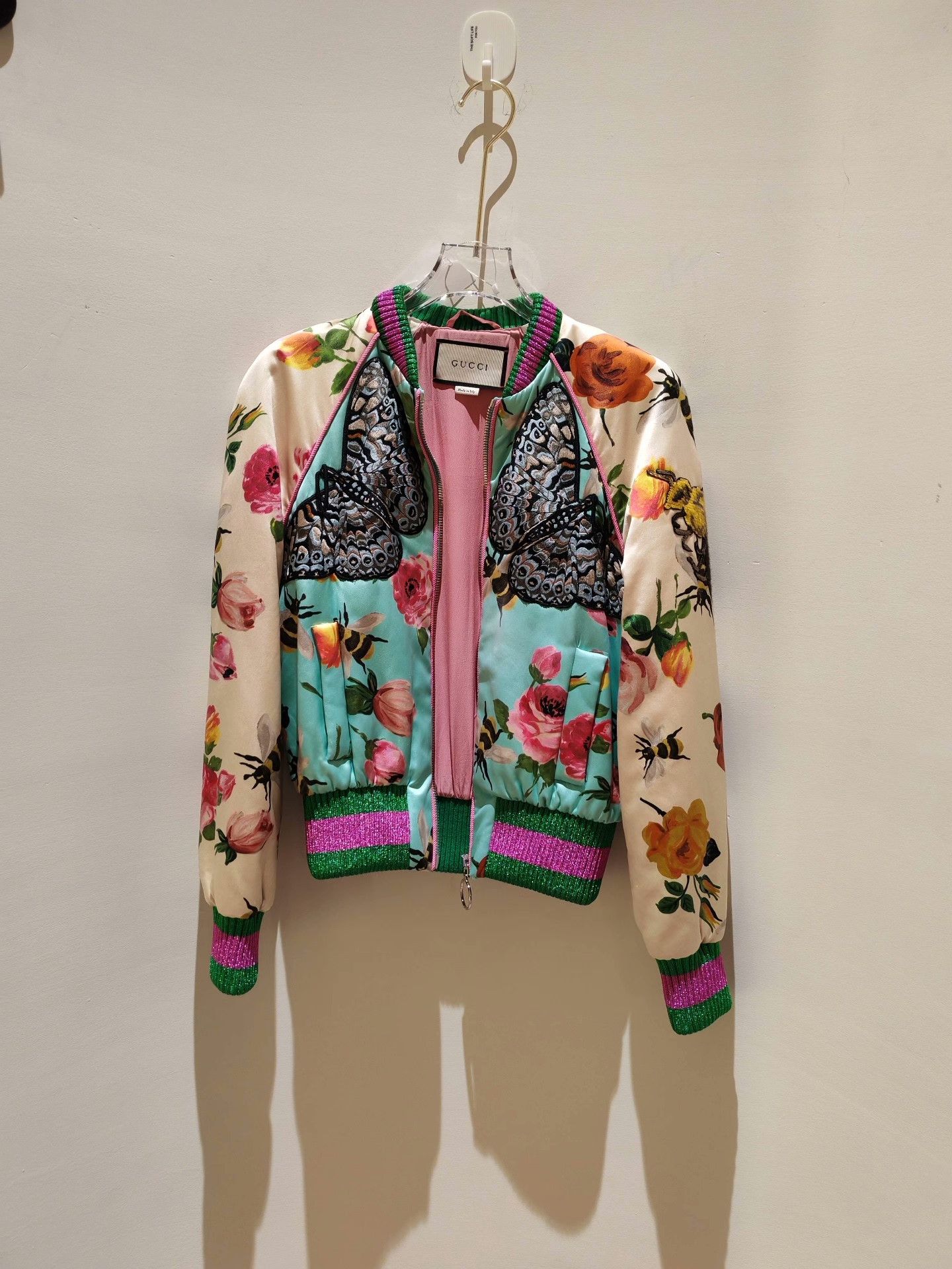 Gucci Gucci Silk Butterfly Embroidery Jacket Size S / US 4 / IT 40 - 1 Thumbnail