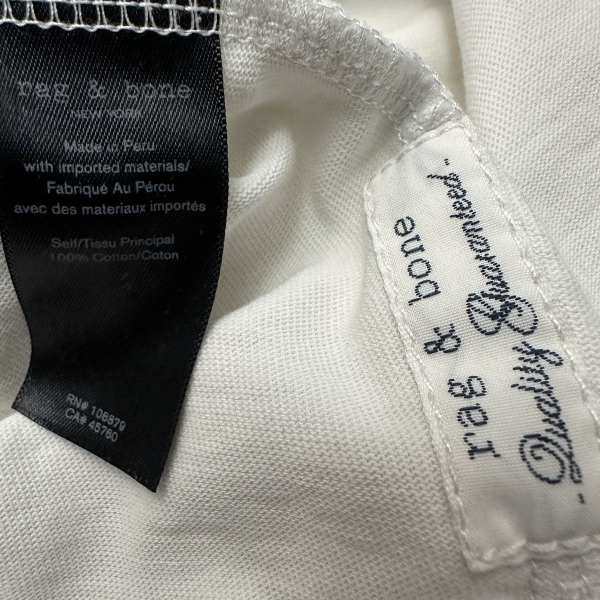 Rag & Bone Rag & Bone “Numbers Game” No.5 Tee Y2K Size US S / EU 44-46 / 1 - 5 Thumbnail