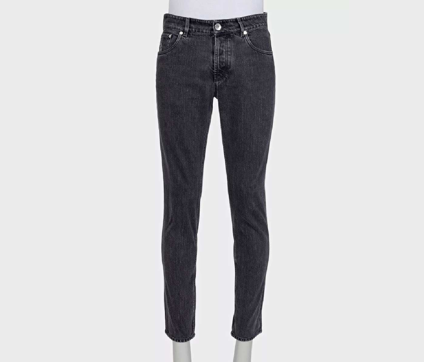 Brunello Cucinelli Brunello Cucinelli Black Straight Leg Jeans Men M Size US 33 - 1 Thumbnail