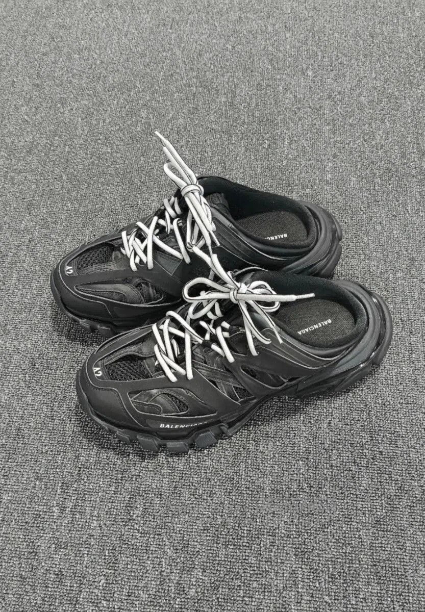 Balenciaga Balenciaga Track Mules Black Size 42. Size US 9 / EU 42 - 1 Thumbnail