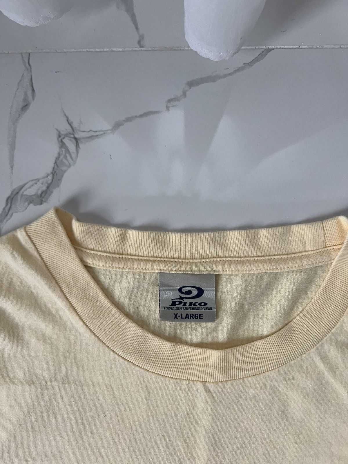 Japanese Brand × Vintage 90's PIKO RARE HAWAIIAN LONGBOARD WEAR RETRO SURF TEE Y2K Size US XL / EU 56 / 4 - 6 Thumbnail