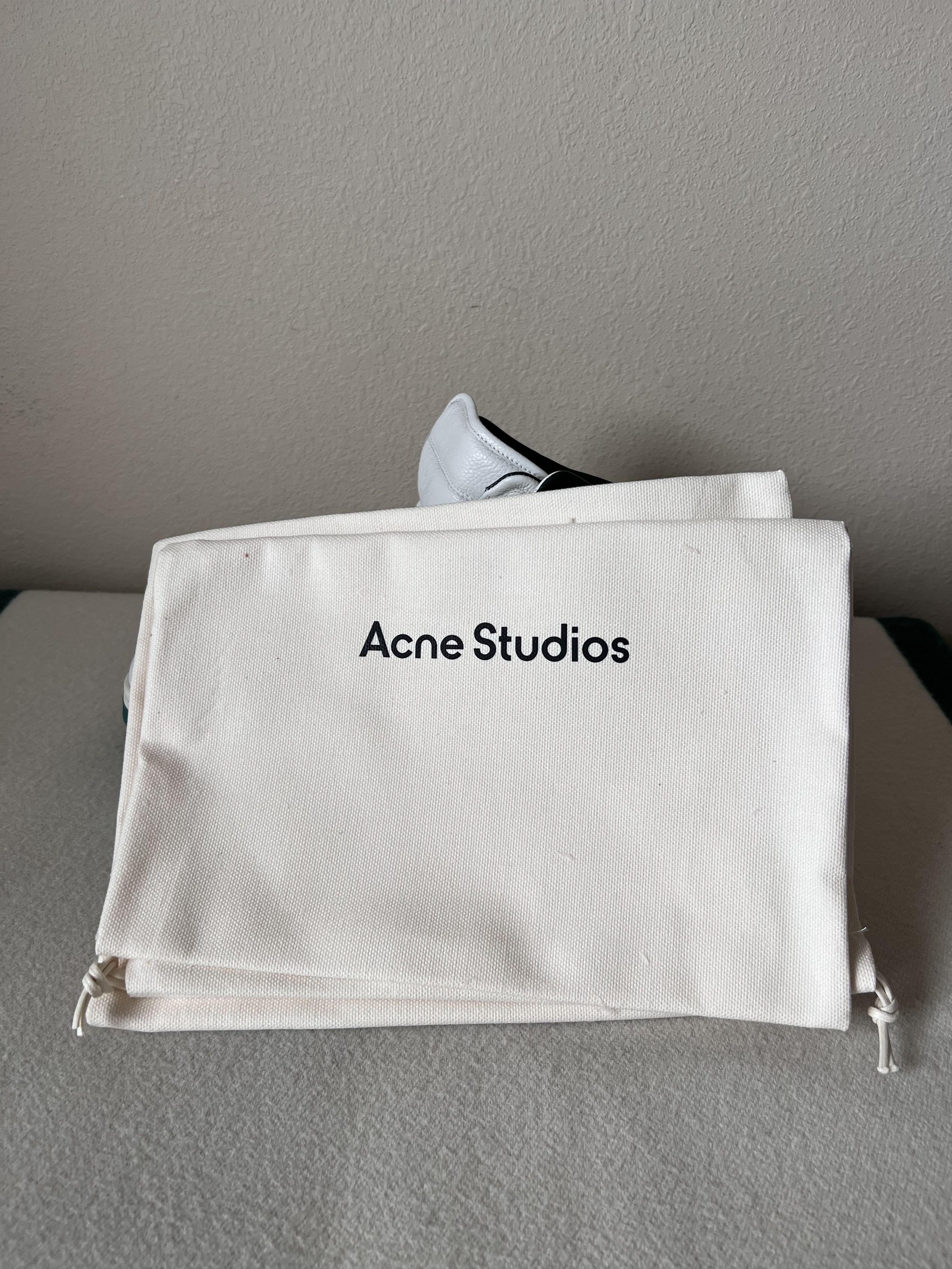 Acne Studios Acne Studios High Top Pop Sneakers in White Green Size US 11 / EU 44 - 8 Thumbnail