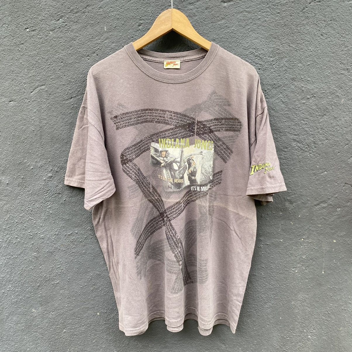 Vintage Thrashed Faded Vintage Y2K Indiana Jones Movie ERD GRUNGE T Size US XL / EU 56 / 4 - 1 Thumbnail