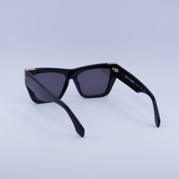 Palm Angels Palm Angels PERI099 HOLLYWOOD 1007 Sunglasses Black Cat Eye Size ONE SIZE - 7 Thumbnail