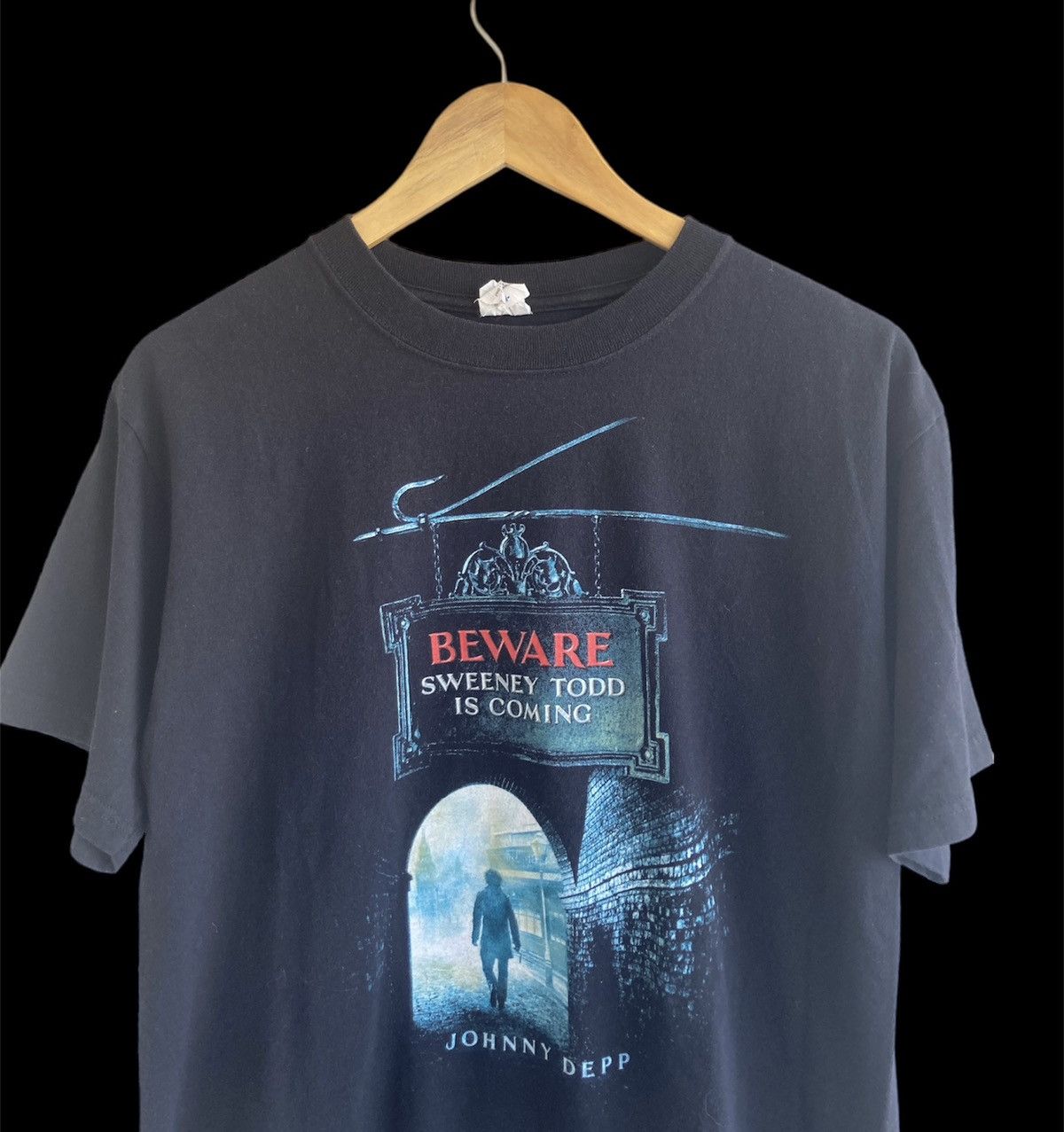 Anvil Vintage 2007 Sweeney Todd Movie Promo tee M Tim Burton Size US M / EU 48-50 / 2 - 3 Thumbnail