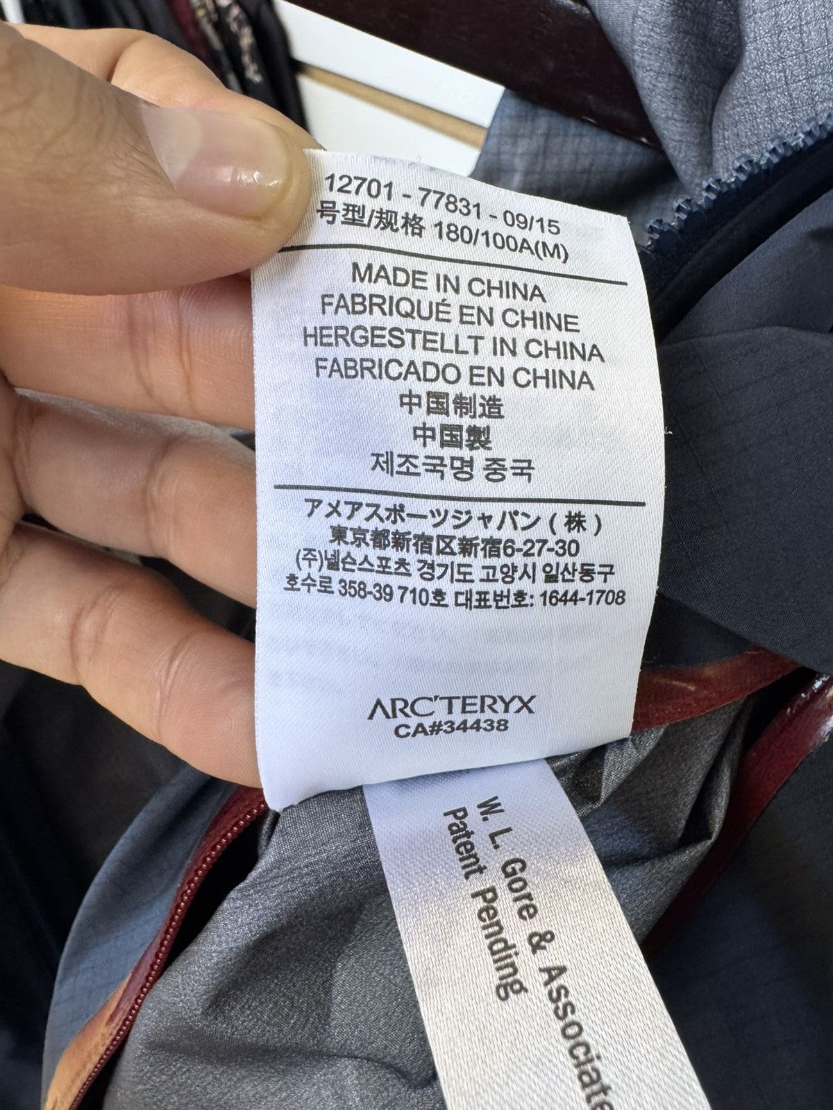 Arc'teryx Arc’teryx Goretex Beta AR Nighthawk Jacket Size US M / EU 48-50 / 2 - 8 Thumbnail