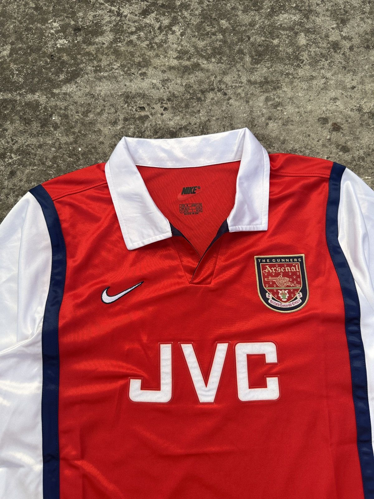 Nike Vintage Nike Arsenal JVC Soccer Jersey Blokecore Rare M 90s
