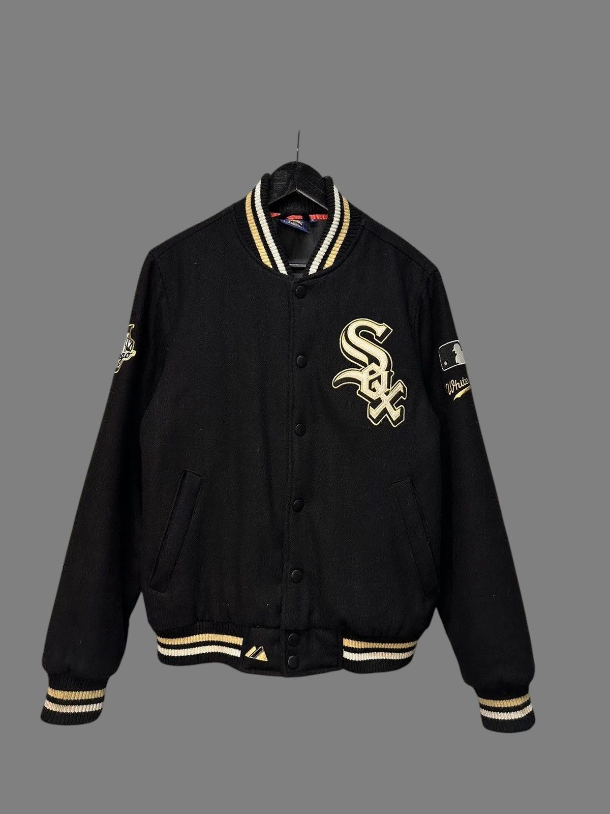 Cooperstown White Sox Majestic Varsity Wool MLB Jacket
