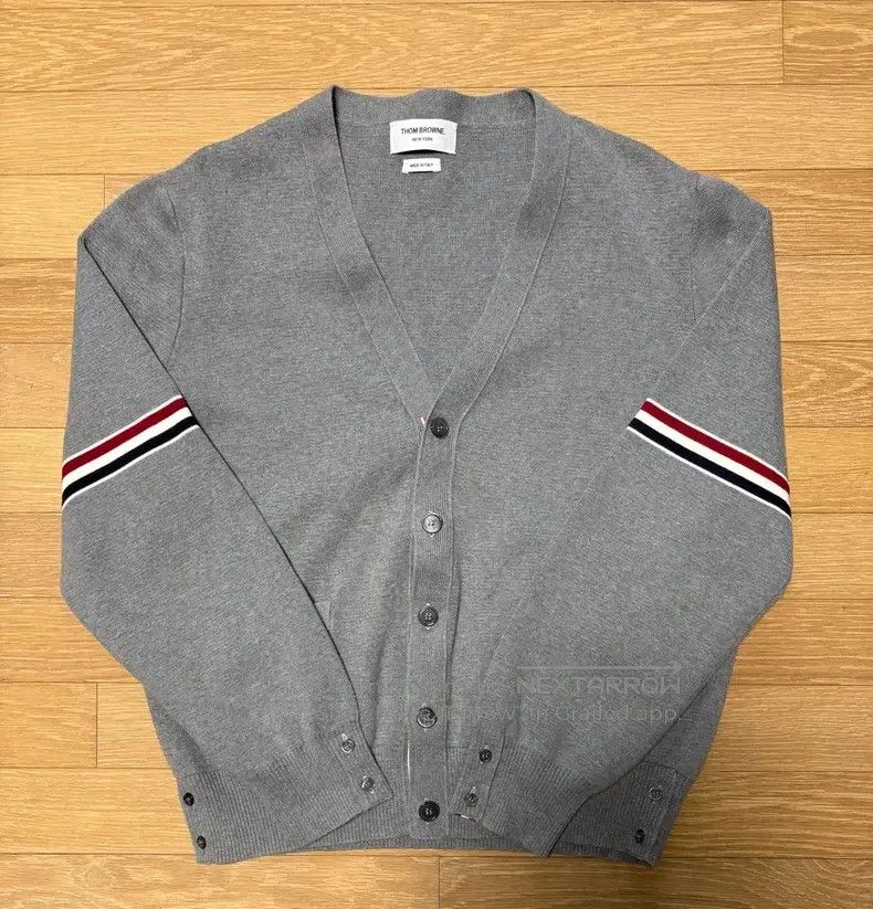 Thom Browne Thom Browne Knitted sleeve strap cardigan Size US XXL / EU 58 / 5 - 1 Thumbnail