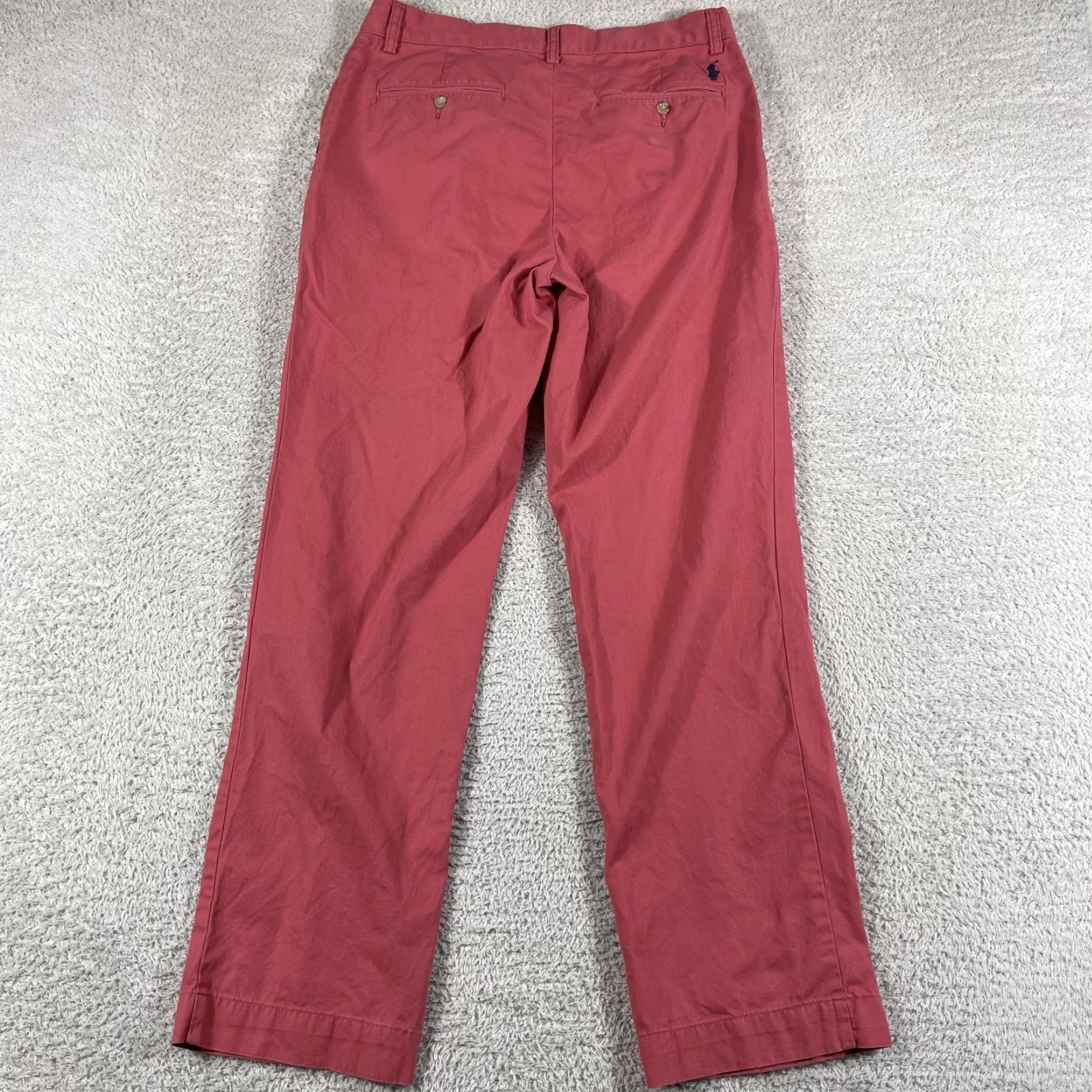 Polo Ralph Lauren Polo Ralph Lauren Pants 32x32 Pink Salmon Chino Straight Leg Preppy Casual Mens Size US XS / EU 42 / 0 - 3 Thumbnail