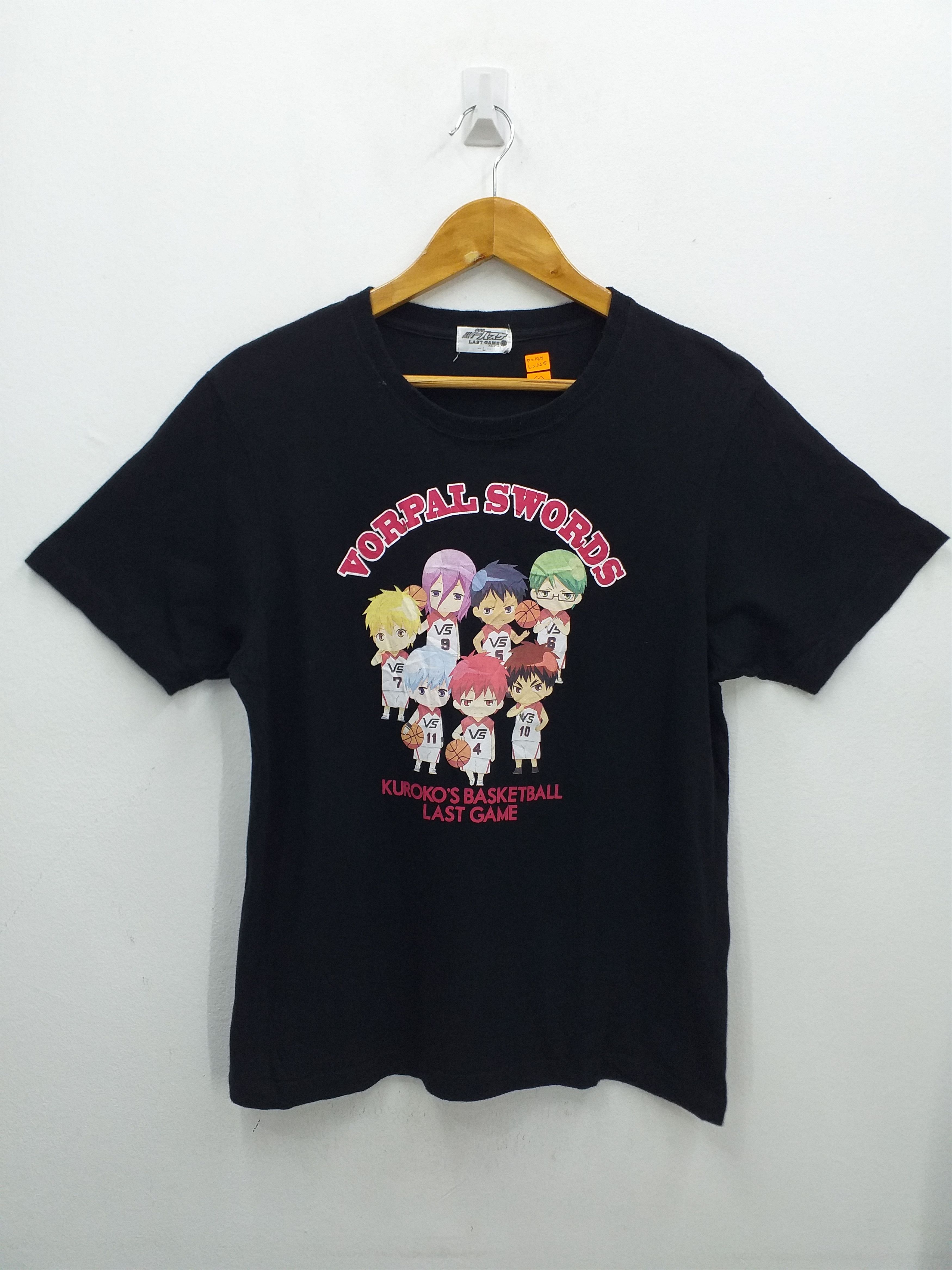 Anime Vintage Kuroko's Basketball Anime Medium T Shirt -C032 Size US M / EU 48-50 / 2 - 1 Thumbnail
