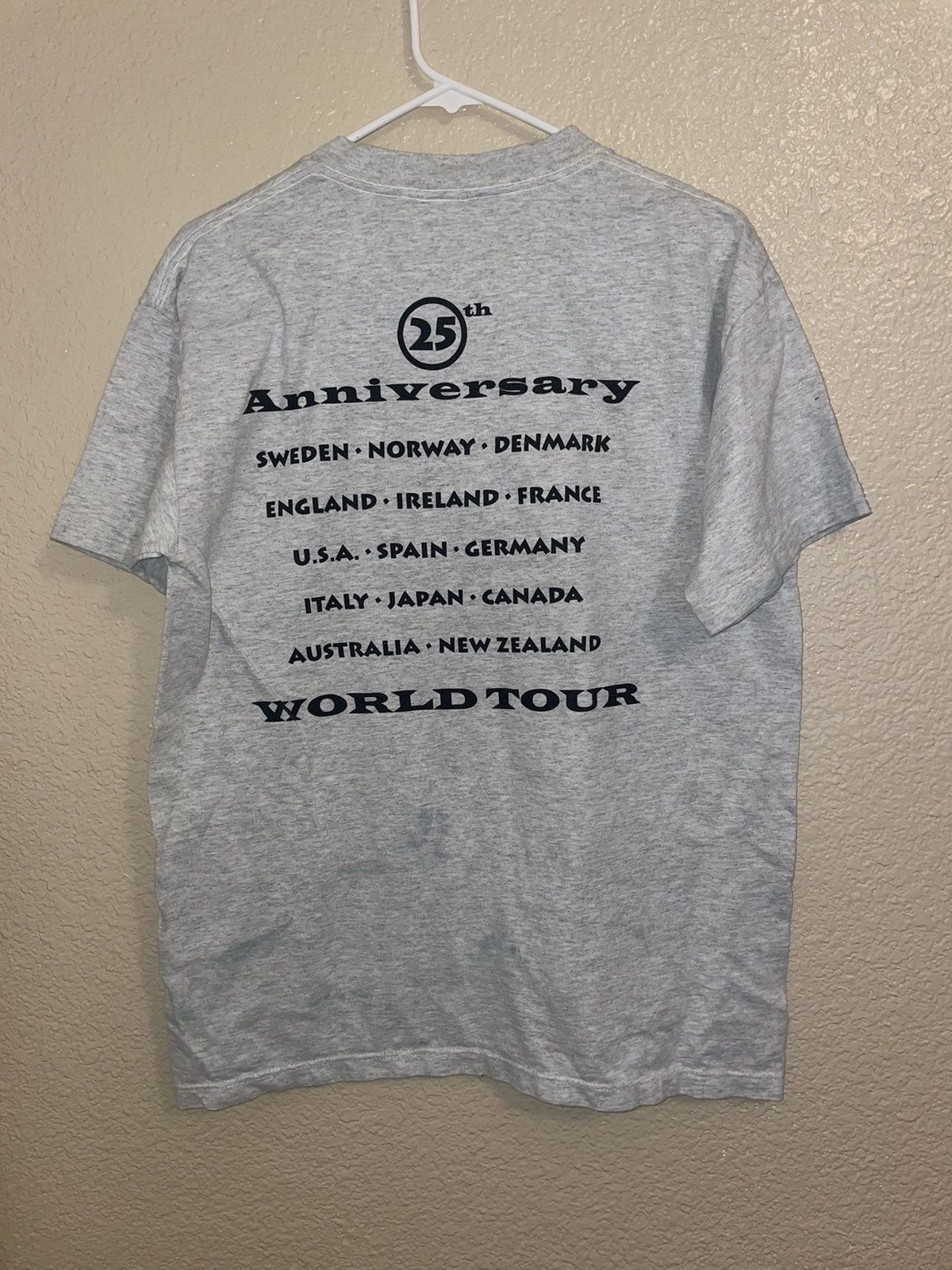 Vintage Foghat 25th anniversary world tour 90s vintage Size US L / EU 52-54 / 3 - 4 Thumbnail