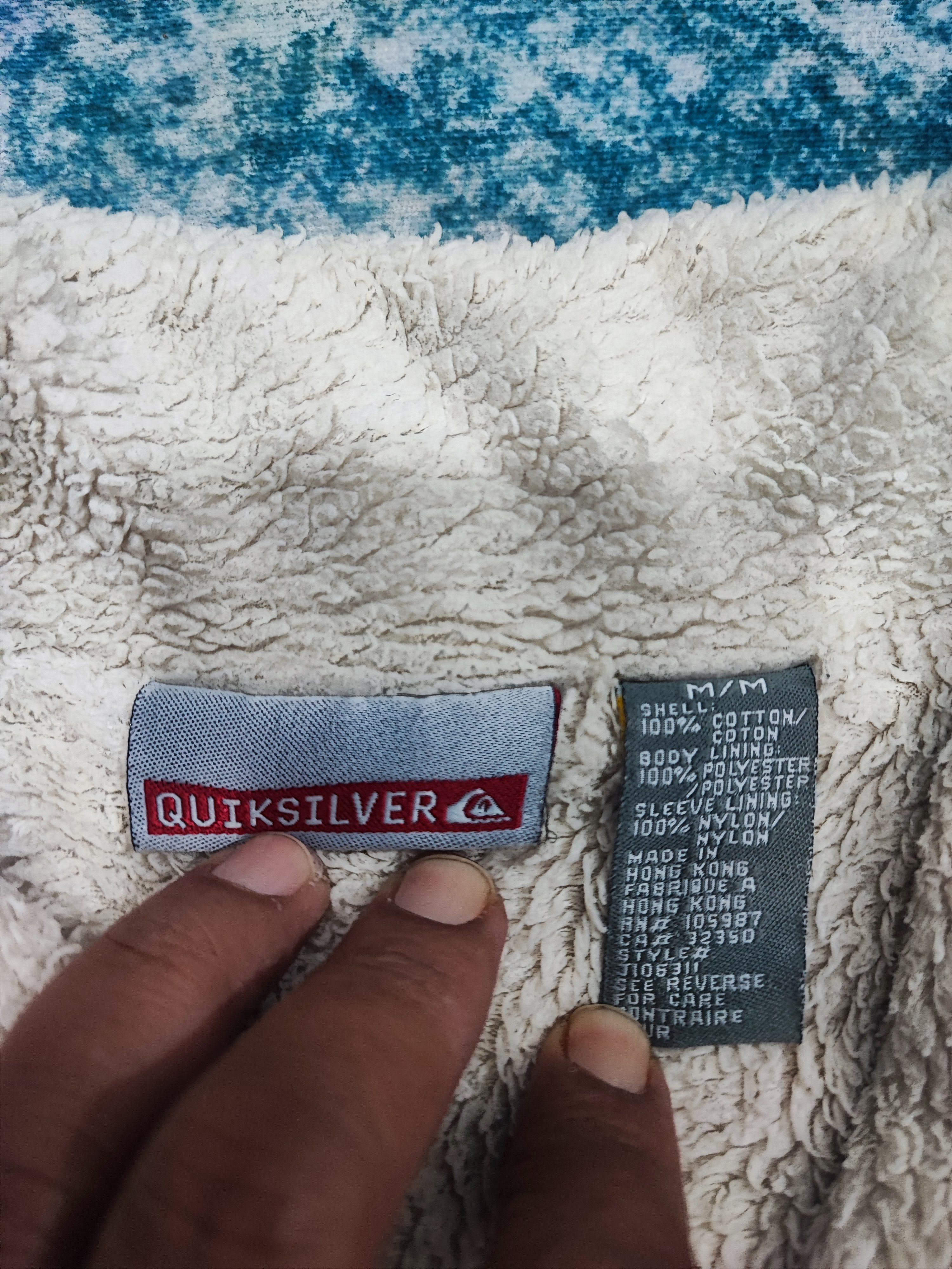 Quiksilver Rare!! Vintage Quiksilver Sherpa Corduroy Trucker Jacket Size US M / EU 48-50 / 2 - 7 Thumbnail