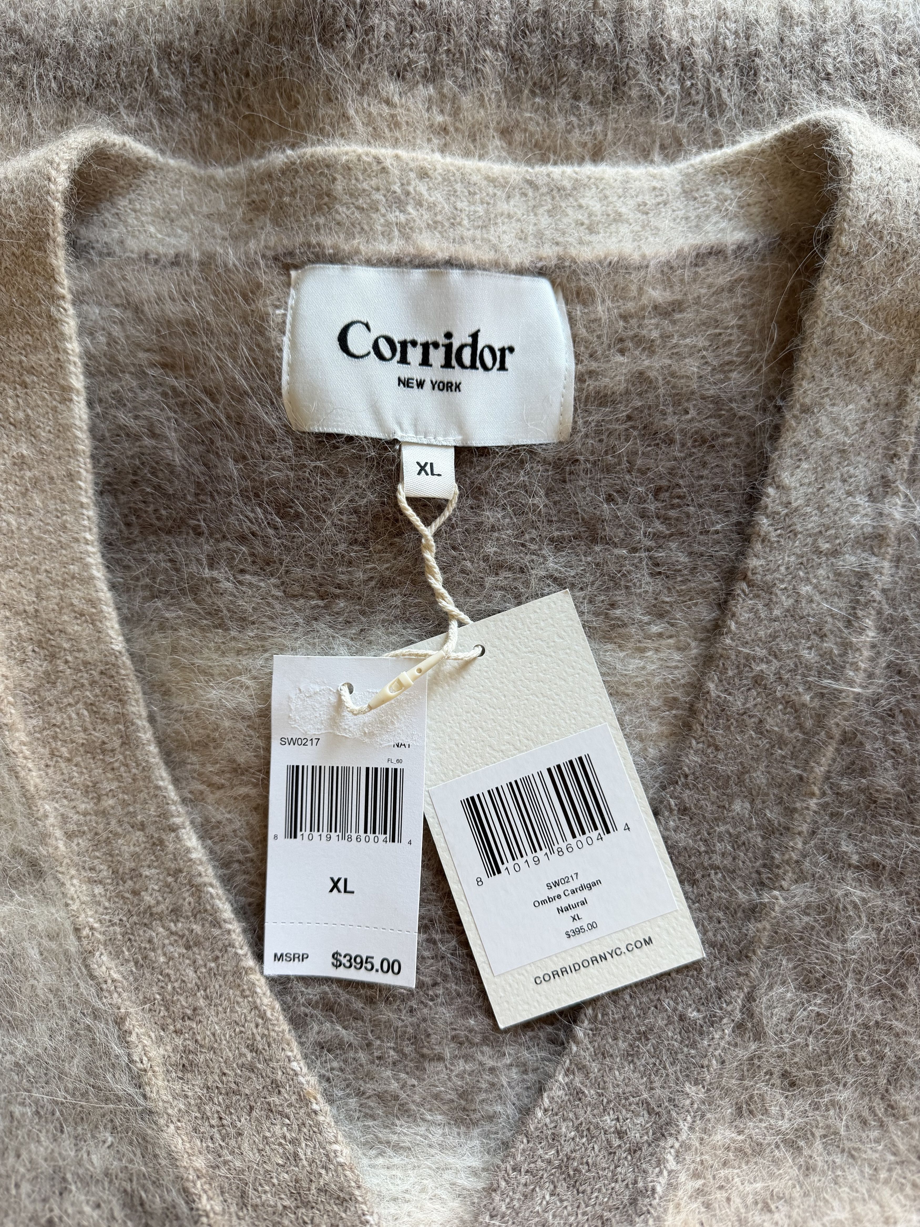 Corridor Corridor Ombre Alpaca Cardigan in Natural Size US XL / EU 56 / 4 - 8 Thumbnail