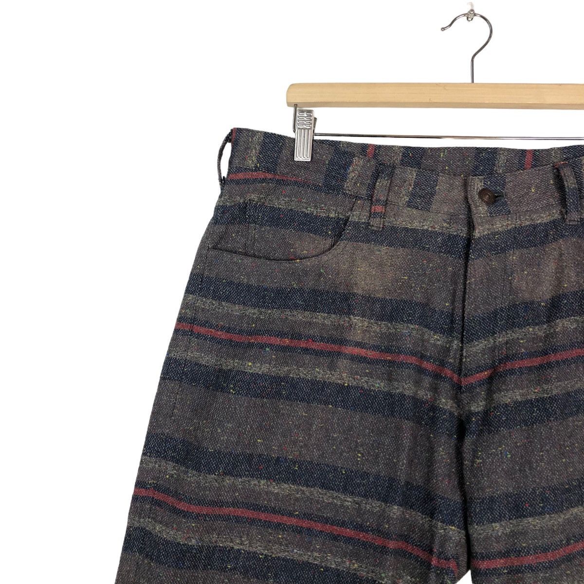 Japanese Brand 🔥SHORT PANT WOOL BLANKET THE GUILTS ISSEY MIYAKE Size US 36 / EU 52 - 7 Thumbnail