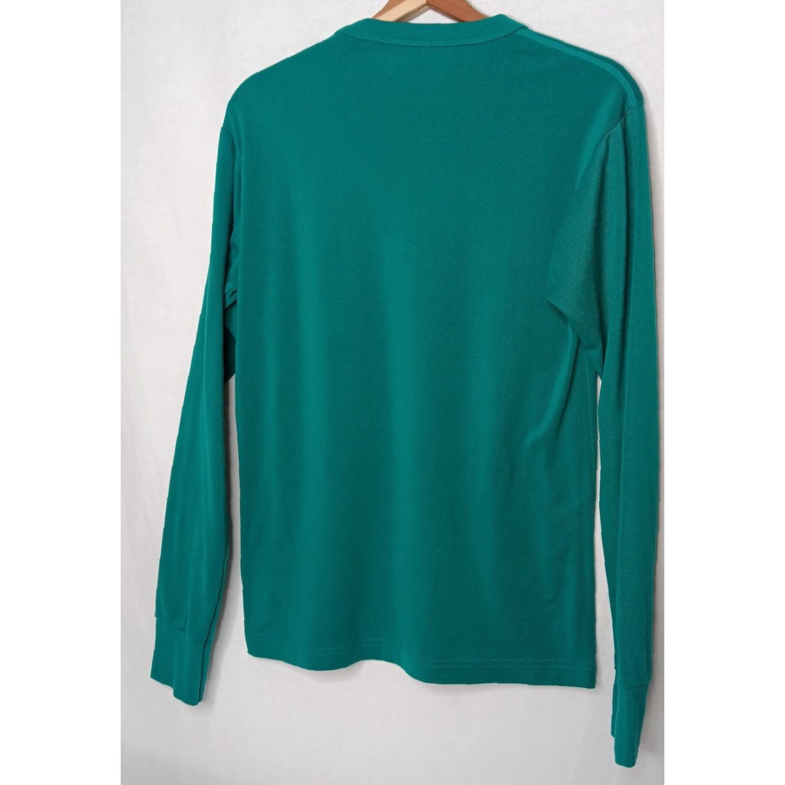 Vintage LL Bean Baselayer Shirt Men L Green Long Sleeve Polyester Lycra USA Vintage Baselayer Shirt Slim Fit Crew Neck Pullover Activewear (Shirt) Size US L / EU 52-54 / 3 - 3 Thumbnail