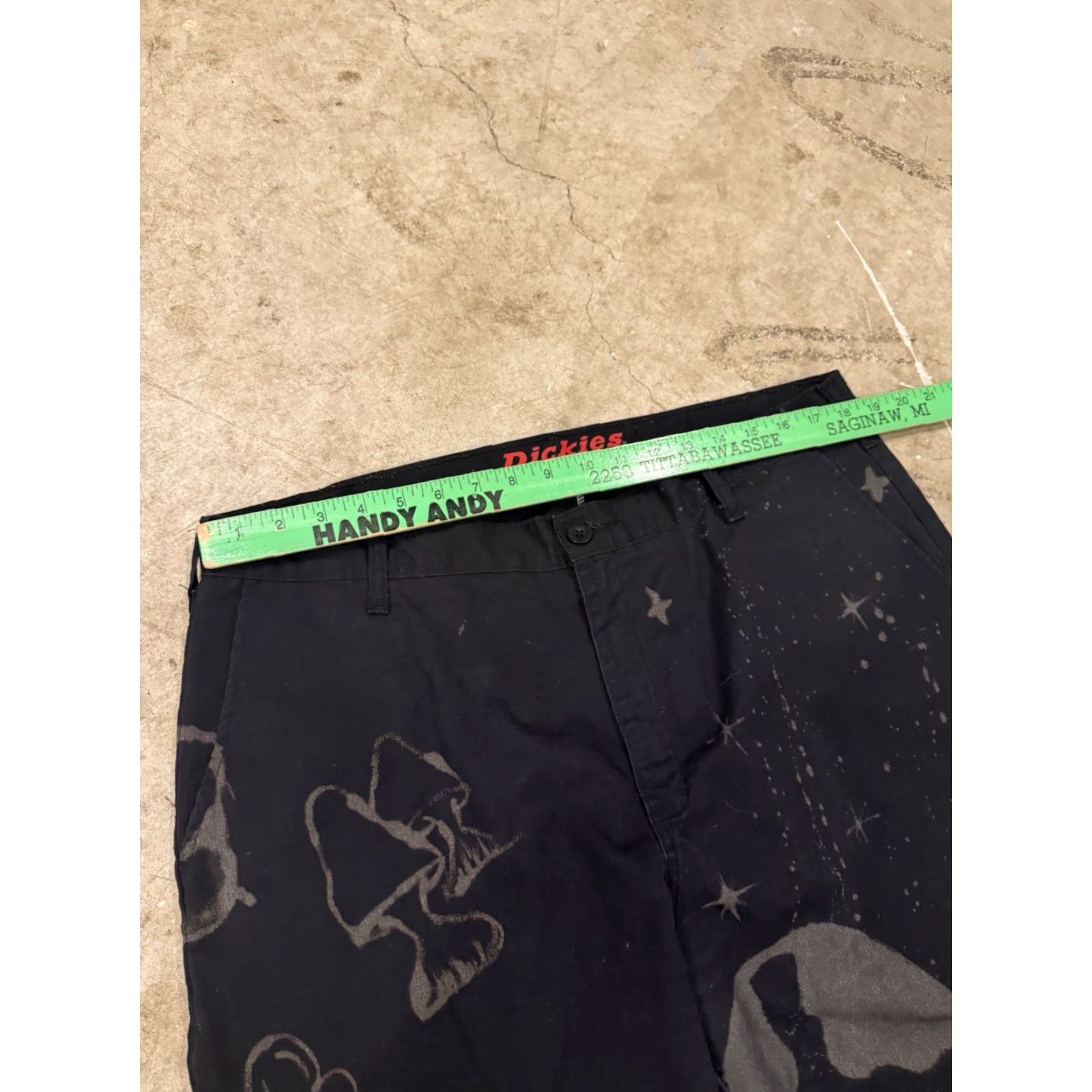 Dickies Dickies Pants Mens 38x30 Black CUSTOMIZED Paint Splatter Size US 38 / EU 54 - 6 Thumbnail