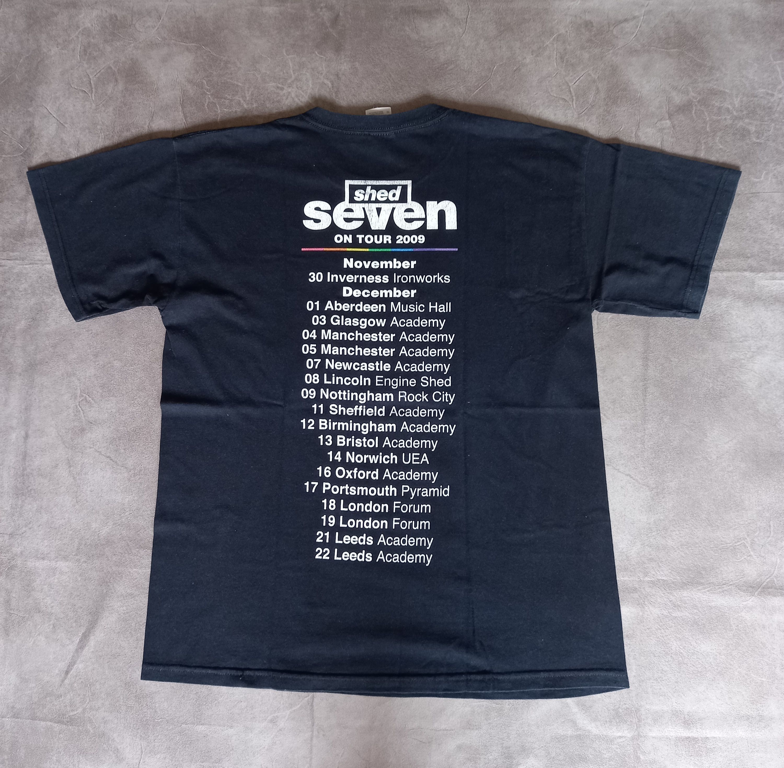 Band Tees Vintage Tee Shed Seven Tour 2009 Band Britpop Size US M / EU 48-50 / 2 - 2 Thumbnail