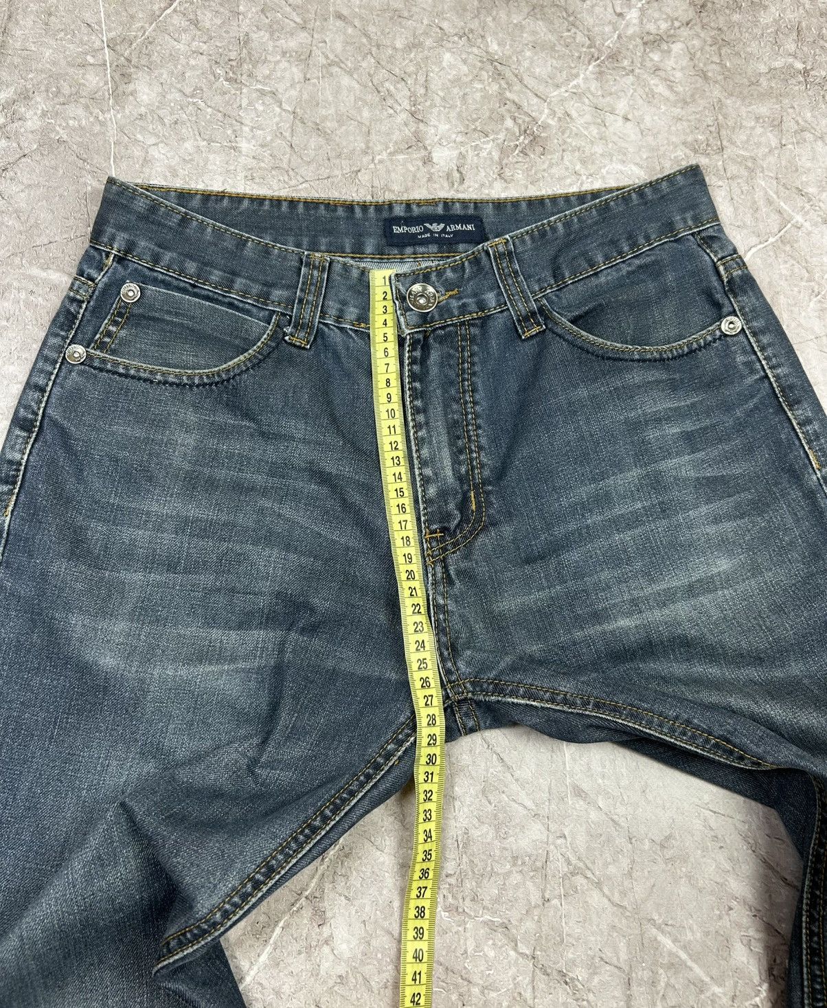 Armani Vintage Armani Jeans Big Logo Denim Pants size 32 Size US 32 / EU 48 - 15 Thumbnail